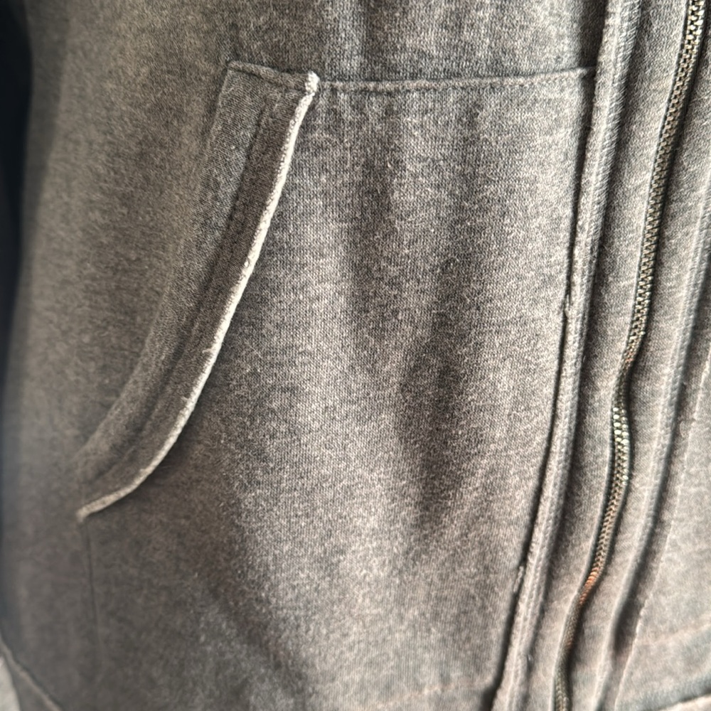 Maurice’s 2X Gray Zip Up Hooded Sweatshirt - Picture 3 of 5